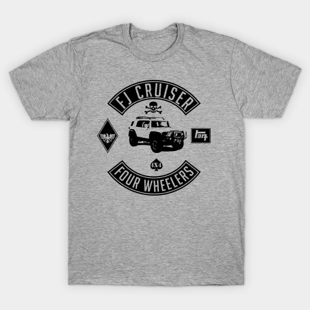 Fj Cruiser Club Shirt T-Shirt by bohemiangoods